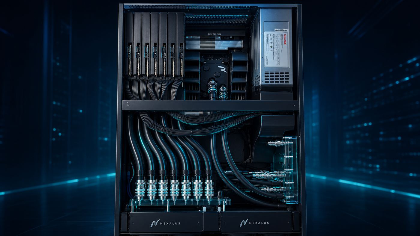Nova prototype in a rack